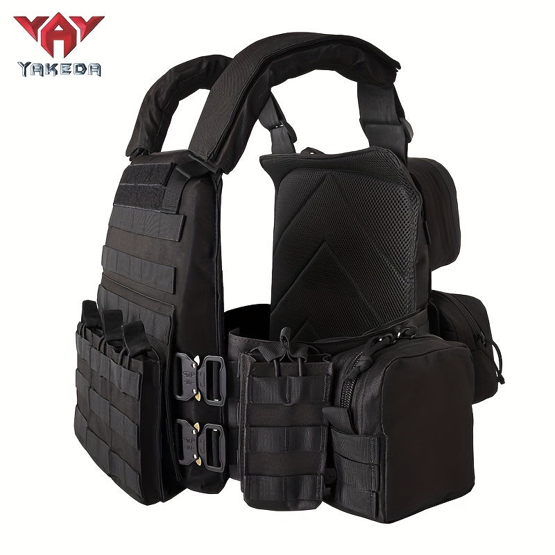 Yakeda Metal Buckle Plate Carrier With Pouches