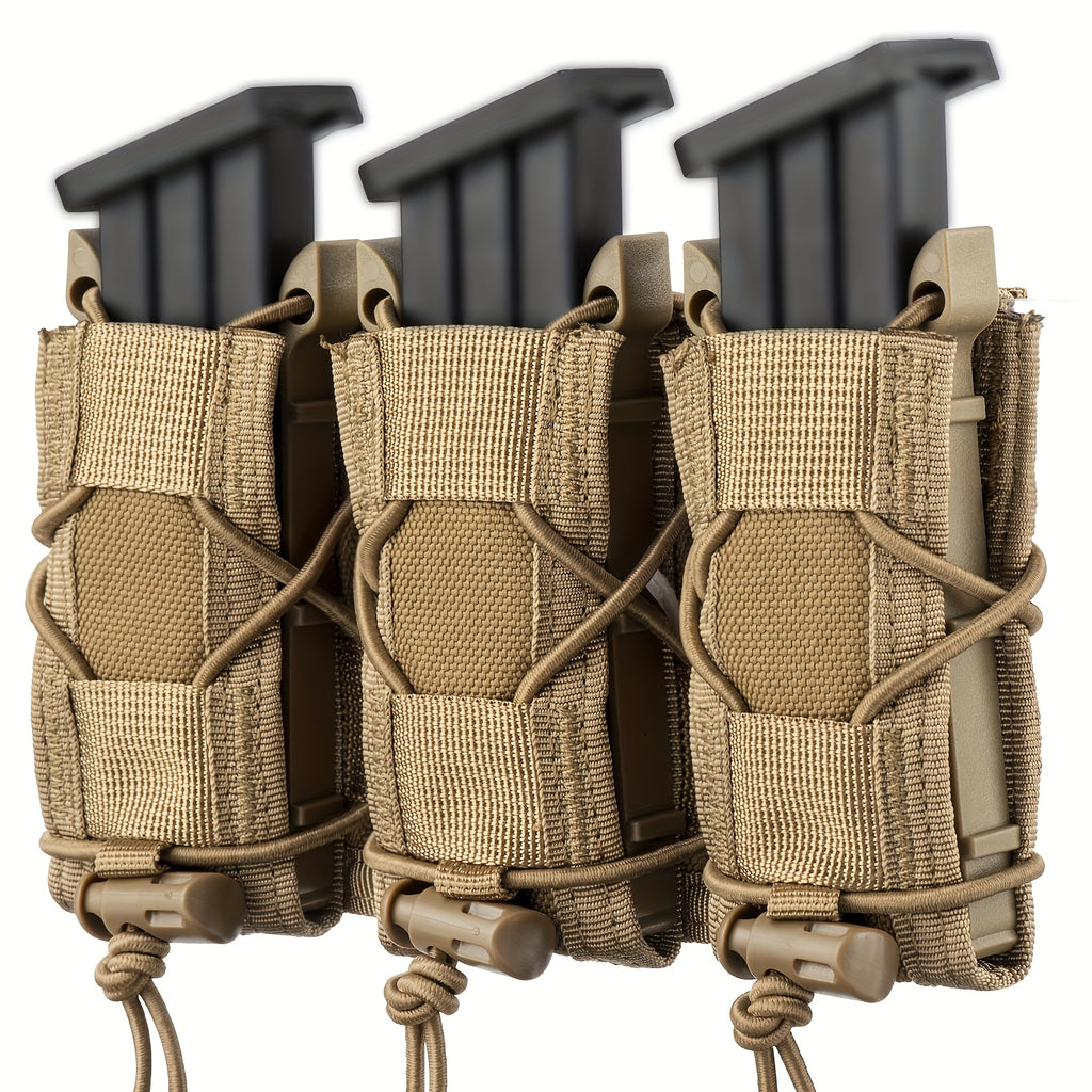 Triple Pistol Magazine Pouch Pistol. Black/FDE/OD Green