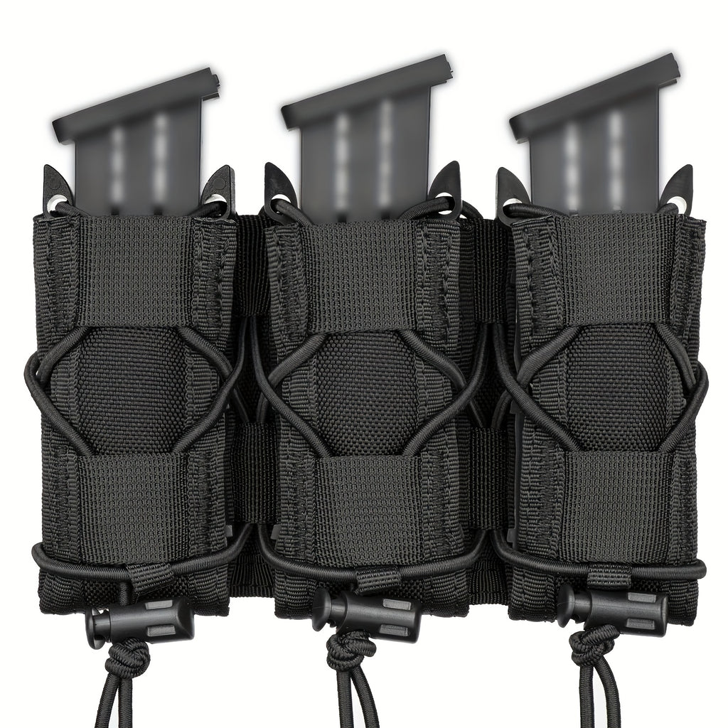 Triple Pistol Magazine Pouch Pistol. Black/FDE/OD Green