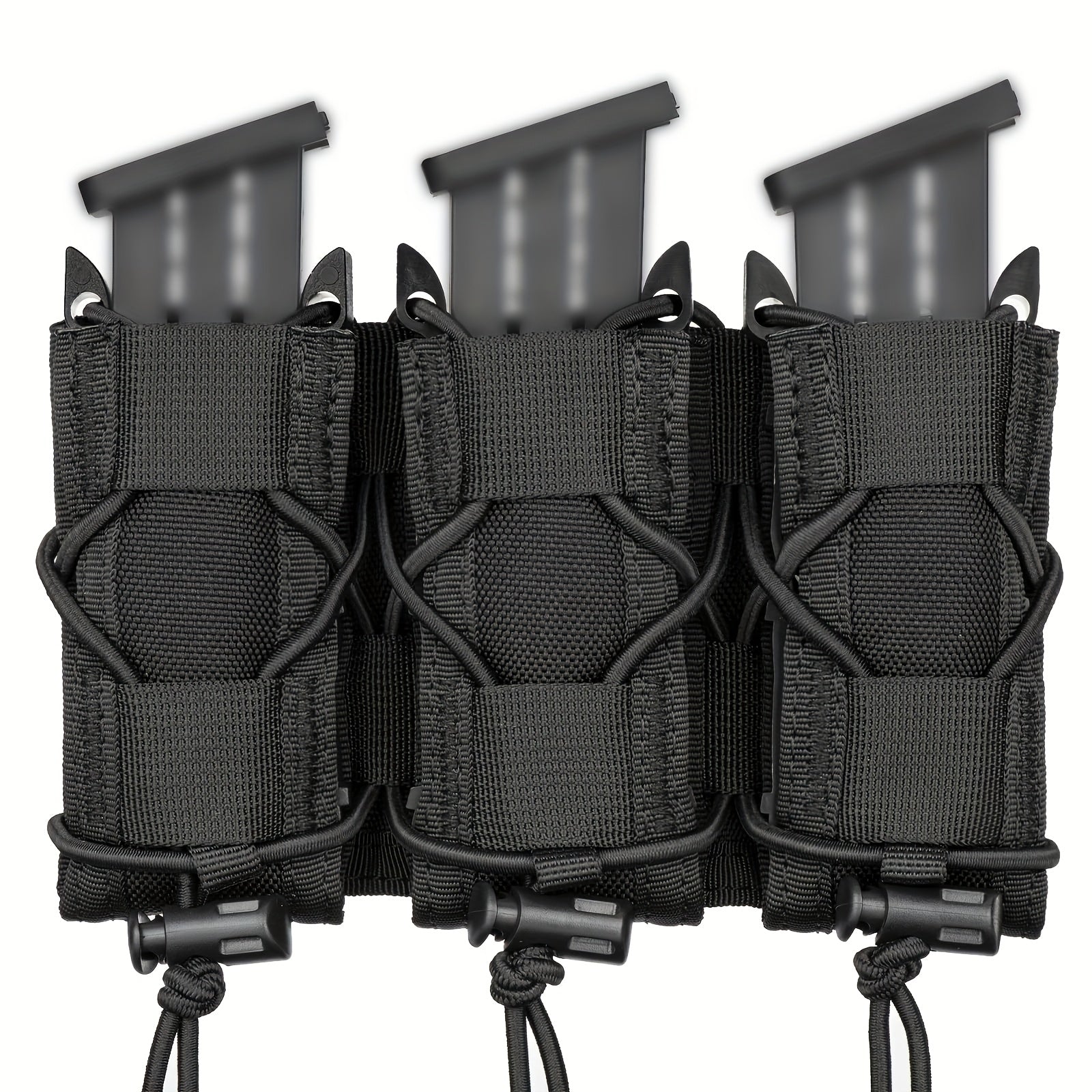 Triple Pistol Magazine Pouch Pistol. Black/FDE/OD Green