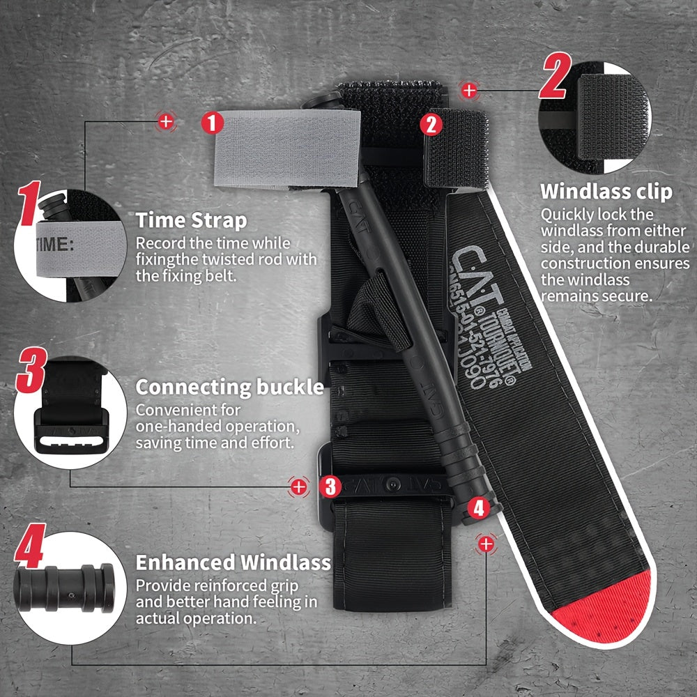 RHINO RESCUE IFAK Trauma First Aid Kit, FSA HSA Eligible, Medical Pouch For Car Home Travel Hiking